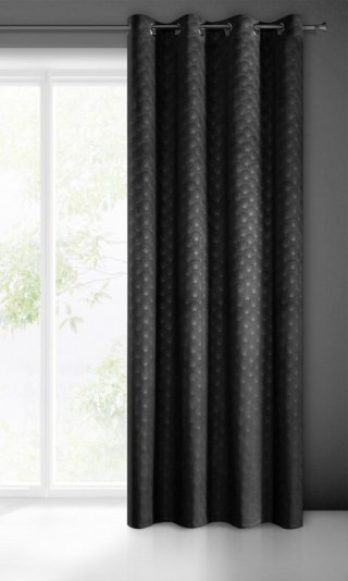 ZASŁONA GOTOWA JULIA 140 X 250 CM CZARNY