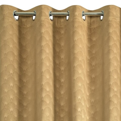 ZASŁONA GOTOWA JULIA 140 X 250 CM MUSZTARDOWY ZASŁONA GOTOWA JULIA 140 X 250 CM MUSZTARDOWY