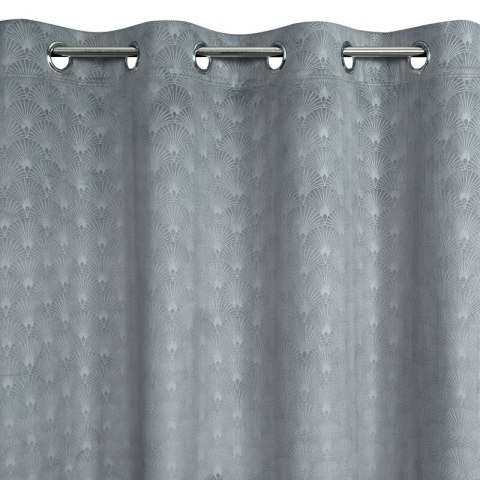 ZASŁONA GOTOWA JULIA 140 X 250 CM STALOWY ZASŁONA GOTOWA JULIA 140 X 250 CM STALOWY