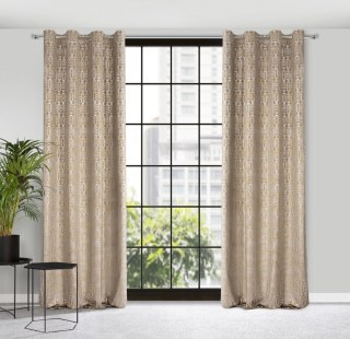 ZASŁONA GOTOWA LAURA 140 X 250 CM BEŻOWY