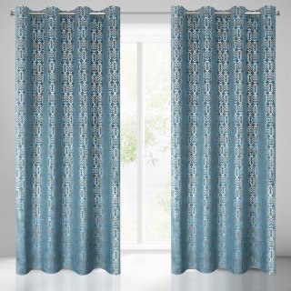 ZASŁONA GOTOWA LAURA 140 X 250 CM NIEBIESKI