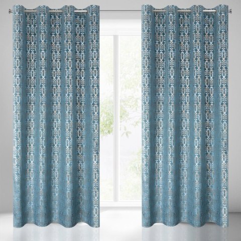 ZASŁONA GOTOWA LAURA 140 X 250 CM NIEBIESKI ZASŁONA GOTOWA LAURA 140 X 250 CM NIEBIESKI