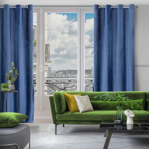 ZASŁONA GOTOWA LUSSI 140 X 250 CM GRANATOWY ZASŁONA GOTOWA LUSSI 140 X 250 CM GRANATOWY