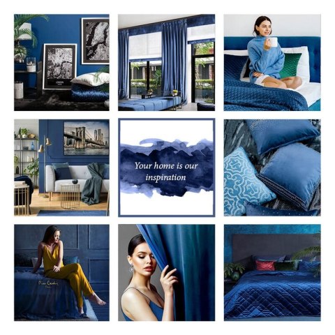 ZASŁONA GOTOWA LUSSI 140 X 250 CM GRANATOWY ZASŁONA GOTOWA LUSSI 140 X 250 CM GRANATOWY