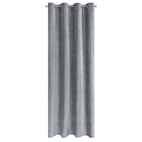 ZASŁONA GOTOWA LUSSI 140 X 250 CM STALOWY ZASŁONA GOTOWA LUSSI 140 X 250 CM STALOWY