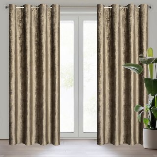 ZASŁONA GOTOWA MARSALA 140 X 250 CM BRĄZOWY