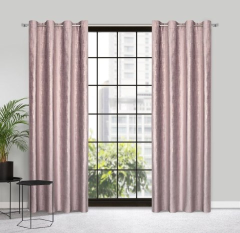 ZASŁONA GOTOWA MARSALA 140 X 250 CM RÓŻOWY ZASŁONA GOTOWA MARSALA 140 X 250 CM RÓŻOWY