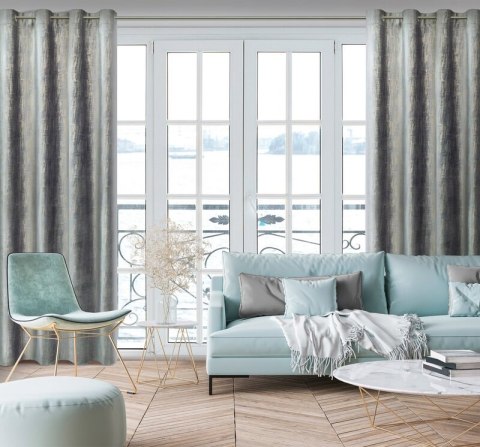 ZASŁONA GOTOWA MARSALA 140 X 250 CM SZARY ZASŁONA GOTOWA MARSALA 140 X 250 CM SZARY