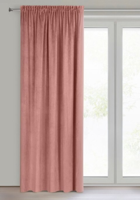 ZASŁONA GOTOWA PIERRE NA TAŚMIE 140 X 300 CM CIEMNORÓŻOWY ZASŁONA GOTOWA PIERRE NA TAŚMIE 140 X 300 CM CIEMNORÓŻOWY