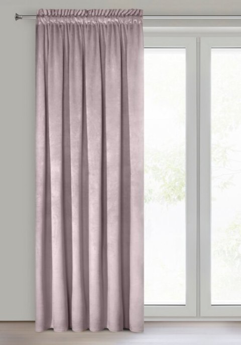 ZASŁONA GOTOWA PIERRE NA TAŚMIE 140 X 300 CM PUDROWY RÓŻ ZASŁONA GOTOWA PIERRE NA TAŚMIE 140 X 300 CM PUDROWY RÓŻ