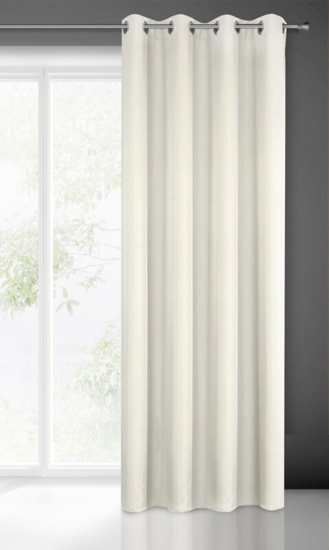 ZASŁONA GOTOWA RITA 140 X 250 CM KREMOWY ZASŁONA GOTOWA RITA 140 X 250 CM KREMOWY