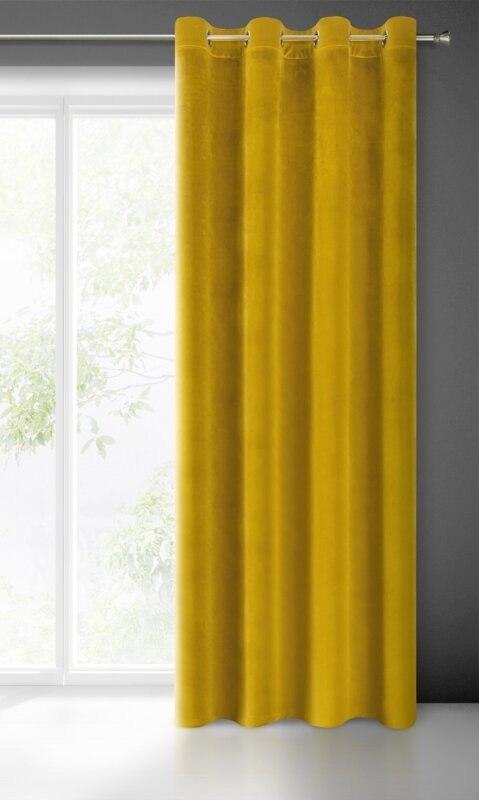 ZASŁONA GOTOWA SAMANTA 140 X 250 CM MUSZTARDOWY ZASŁONA GOTOWA SAMANTA 140 X 250 CM MUSZTARDOWY