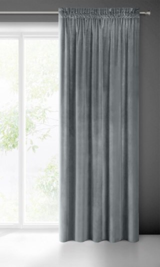 ZASŁONA GOTOWA SAMANTA NA TAŚMIE 140 X 270 CM GRAFITOWY