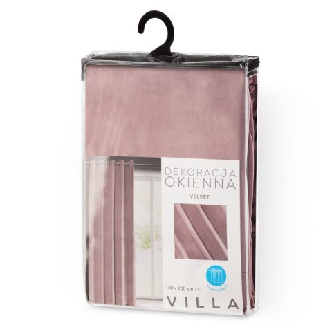 ZASŁONA GOTOWA VILLA 140 X 250 CM PUDROWY RÓŻ ZASŁONA GOTOWA VILLA 140 X 250 CM PUDROWY RÓŻ