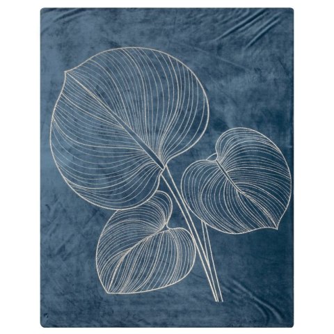 KOC BLANCA 1 150 X 200 CM GRANATOWY KOC BLANCA 1 150 X 200 CM GRANATOWY