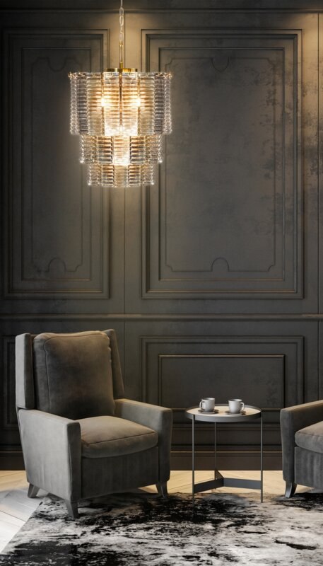LAMPA DALIA (04) FI 42 X 50 CM ZŁOTY LAMPA DALIA (04) FI 42 X 50 CM ZŁOTY