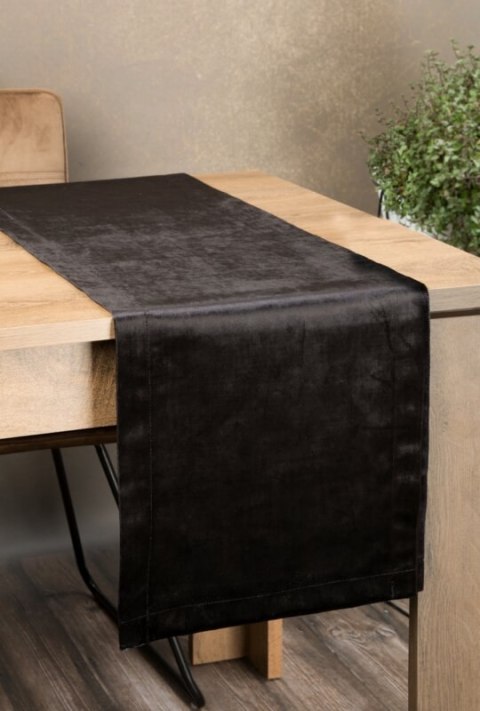 OBRUS ROYAL 1 35 X 180 CM CZARNY OBRUS ROYAL 1 35 X 180 CM CZARNY