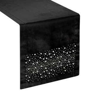 OBRUS ROYAL 2 35 X 180 CM CZARNY