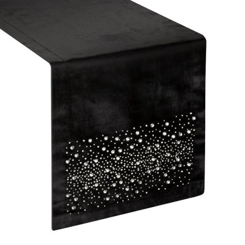 OBRUS ROYAL 2 35 X 180 CM CZARNY OBRUS ROYAL 2 35 X 180 CM CZARNY
