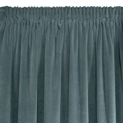 ZASŁONA GOTOWA KRISTI NA TAŚMIE 140 X 270 CM JASNONIEBIESKI