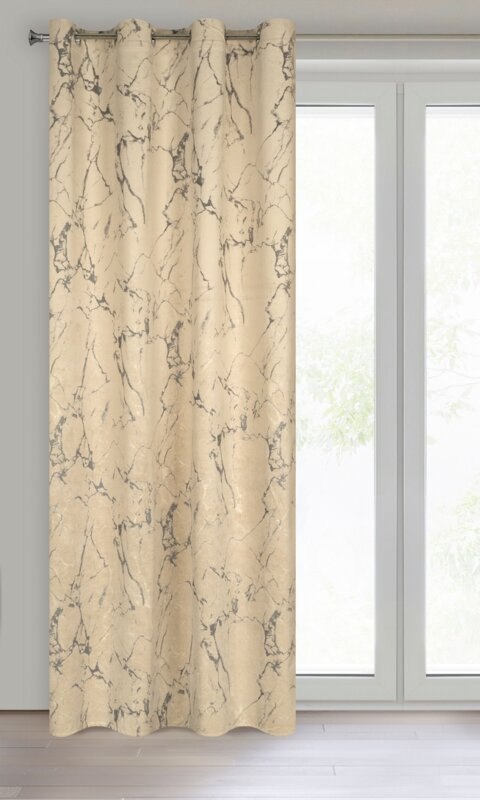 ZASŁONA GOTOWA WERA 140 X 250 CM KREMOWY ZASŁONA GOTOWA WERA 140 X 250 CM KREMOWY