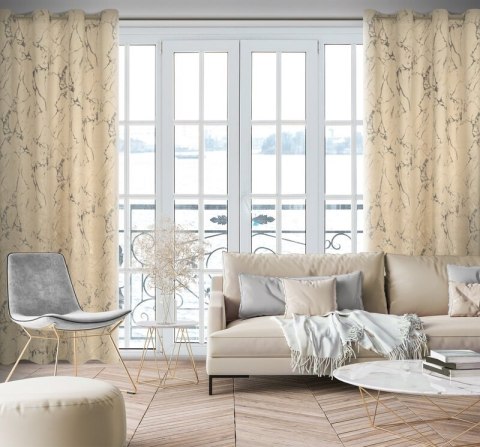 ZASŁONA GOTOWA WERA 140 X 250 CM KREMOWY ZASŁONA GOTOWA WERA 140 X 250 CM KREMOWY