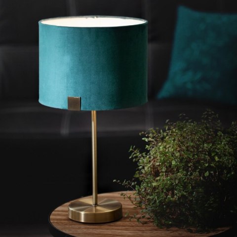 LAMPA DEKORACYJNA EZRA (04) O 27 X 46 CM TURKUSOWY LAMPA DEKORACYJNA EZRA (04) O 27 X 46 CM TURKUSOWY