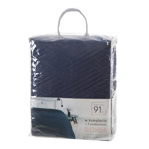 NARZUTA D91 KPL 200 X 220 CM GRANATOWY NARZUTA D91 KPL 200 X 220 CM GRANATOWY
