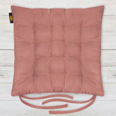 PODUSZKA NA KRZESŁO "ADA" 40 X 40 X 6 CM RÓŻOWY