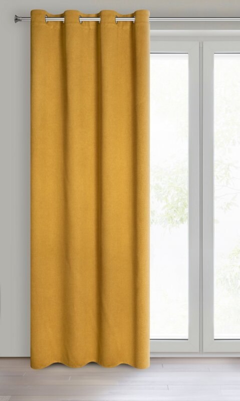 ZASŁONA GOTOWA AMARO 140 X 250 CM MIODOWY ZASŁONA GOTOWA AMARO 140 X 250 CM MIODOWY