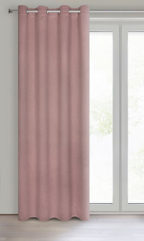 ZASŁONA GOTOWA AMARO 140 X 250 CM PUDROWY RÓŻ ZASŁONA GOTOWA AMARO 140 X 250 CM PUDROWY RÓŻ