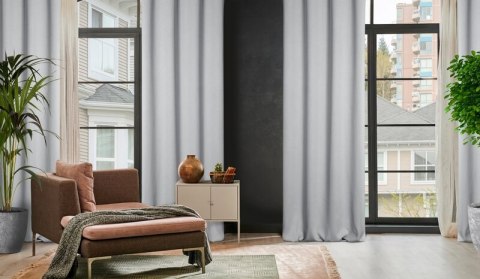 ZASŁONA GOTOWA AMARO 140 X 250 CM SZARY ZASŁONA GOTOWA AMARO 140 X 250 CM SZARY