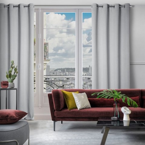 ZASŁONA GOTOWA AMARO 140 X 250 CM SZARY ZASŁONA GOTOWA AMARO 140 X 250 CM SZARY