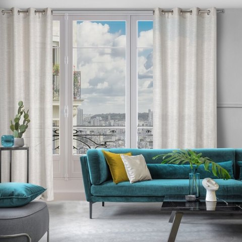 ZASŁONA GOTOWA ANITA 140 X 250 CM NATURALNY ZASŁONA GOTOWA ANITA 140 X 250 CM NATURALNY