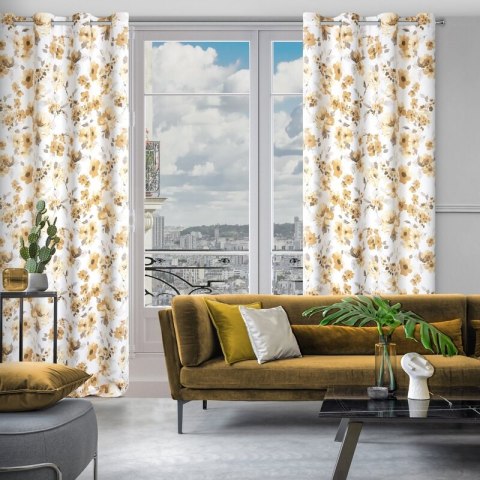 ZASŁONA GOTOWA CAREN 140 X 250 CM BIAŁY ZASŁONA GOTOWA CAREN 140 X 250 CM BIAŁY