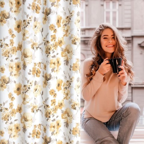 ZASŁONA GOTOWA CAREN 140 X 250 CM BIAŁY ZASŁONA GOTOWA CAREN 140 X 250 CM BIAŁY