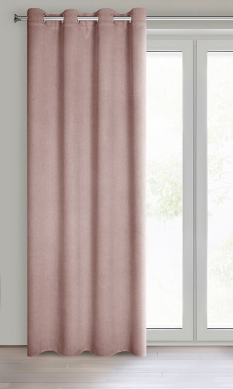 ZASŁONA GOTOWA CARLO 135 X 250 CM PUDROWY RÓŻ ZASŁONA GOTOWA CARLO 135 X 250 CM PUDROWY RÓŻ