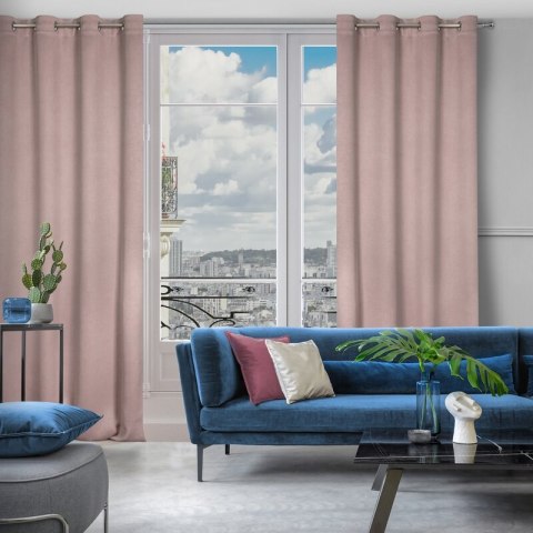 ZASŁONA GOTOWA CARLO 135 X 250 CM PUDROWY RÓŻ ZASŁONA GOTOWA CARLO 135 X 250 CM PUDROWY RÓŻ