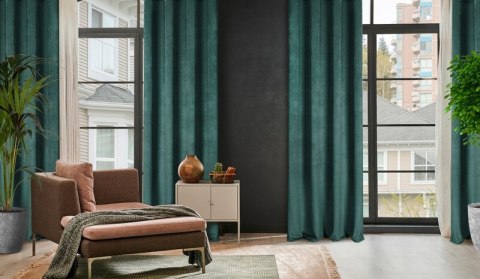 ZASŁONA GOTOWA ELIZA 140 X 250 CM CIEMNOMIĘTOWY ZASŁONA GOTOWA ELIZA 140 X 250 CM CIEMNOMIĘTOWY