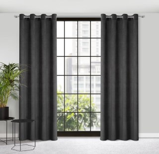 ZASŁONA GOTOWA ELIZA 140 X 250 CM CZARNY