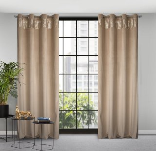 ZASŁONA GOTOWA JASPER 140 X 250 CM BEŻOWY