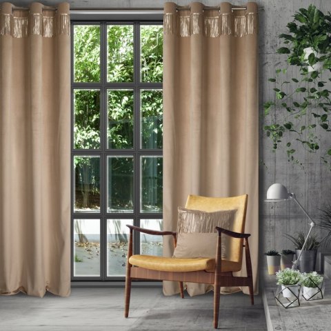 ZASŁONA GOTOWA JASPER 140 X 250 CM BEŻOWY ZASŁONA GOTOWA JASPER 140 X 250 CM BEŻOWY