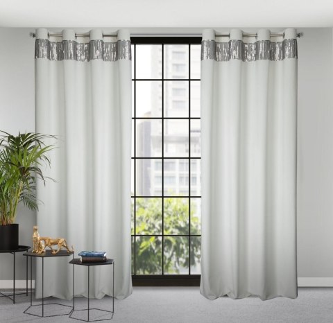 ZASŁONA GOTOWA JASPER 140 X 250 CM BIAŁY ZASŁONA GOTOWA JASPER 140 X 250 CM BIAŁY