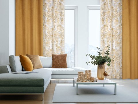 ZASŁONA GOTOWA LILI 140 X 250 CM ŻÓŁTY ZASŁONA GOTOWA LILI 140 X 250 CM ŻÓŁTY