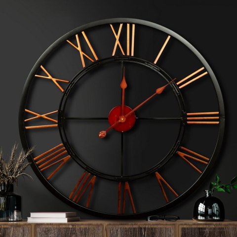 ZEGAR DEKORACYJNY 05 70 X 5 X 70 CM CZARNY ZEGAR DEKORACYJNY 05 70 X 5 X 70 CM CZARNY