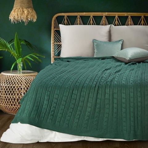 KOC AKRYL 2 130 X 170 CM CIEMNOZIELONY KOC AKRYL 2 130 X 170 CM CIEMNOZIELONY