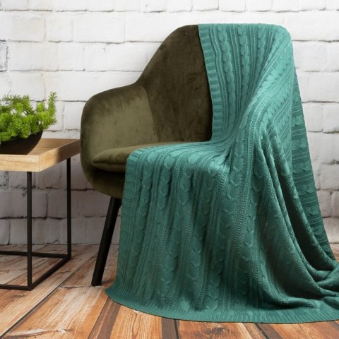 KOC AKRYL 2 130 X 170 CM CIEMNOZIELONY KOC AKRYL 2 130 X 170 CM CIEMNOZIELONY