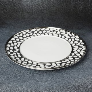 PATERA DEKORACYJNA MADLEN2 (4) FI 30 X 2 CM BIAŁY