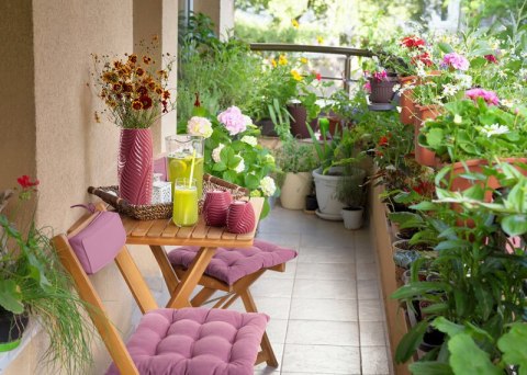 PODUSZKA NA KRZESŁO "ADA" 40 X 40 X 6 CM CIEMNORÓŻOWY