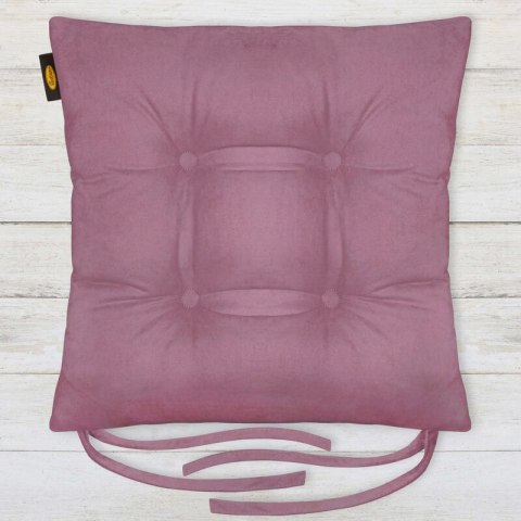 PODUSZKA NA KRZESŁO "ADA" 40 X 40 X 8 CM CIEMNORÓŻOWY